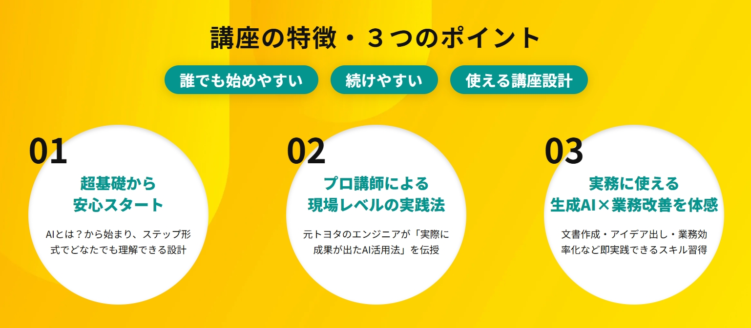 受付終了※社会人向けスキルアップ講座【AIキャリアアップコース